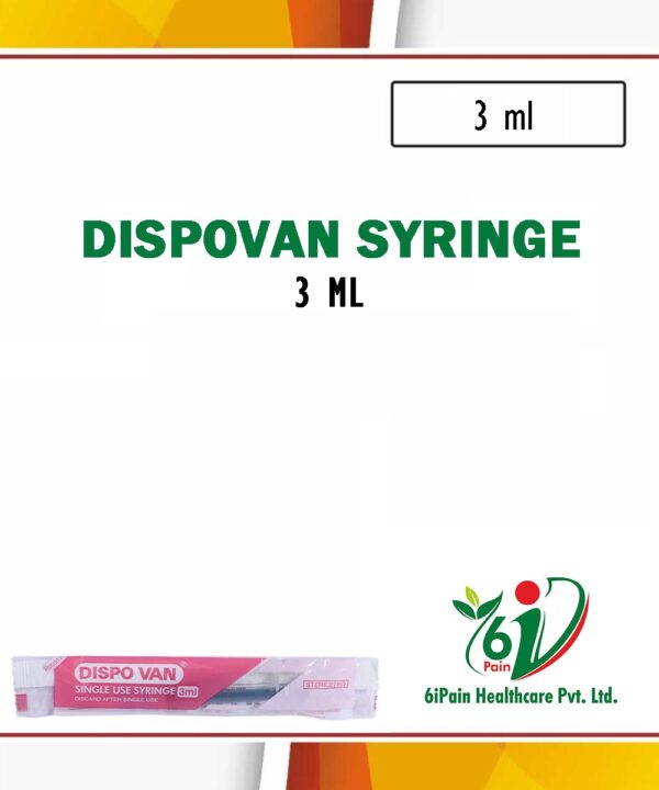 Dispovan Syringe 3 ml (100 syringes)