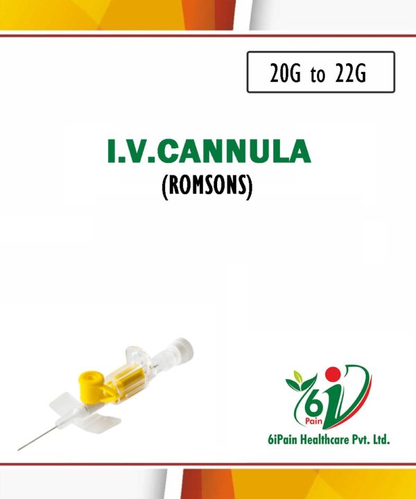 I.V.Cannula(Romsons) 20G to 22G