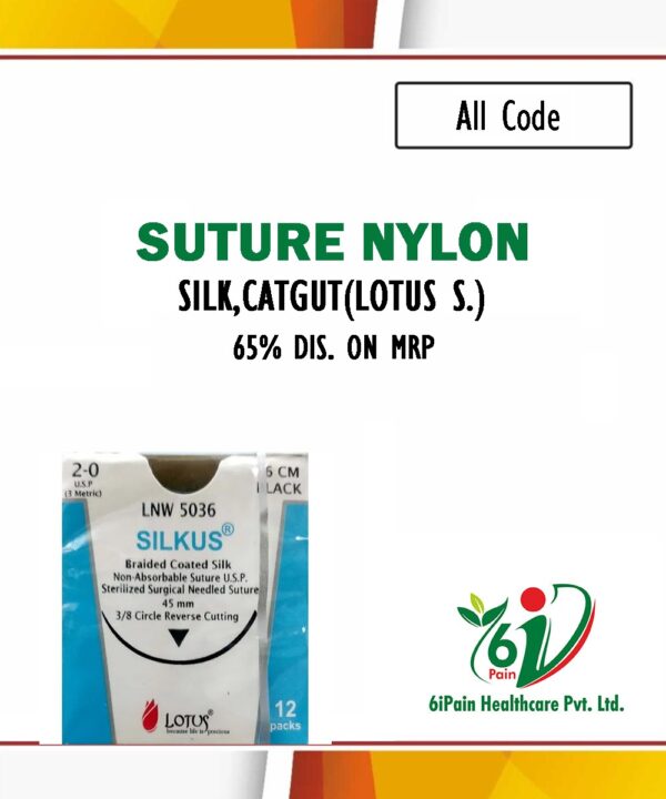 Suture Nylon,Silk,Catgut(Lotus S.)
