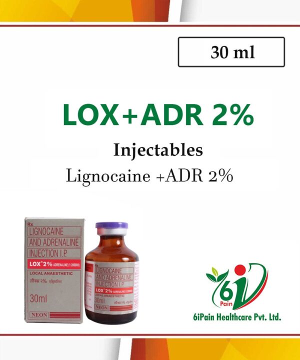 Lox jelly  2% 30ml(Lignocaine 2% inj.)