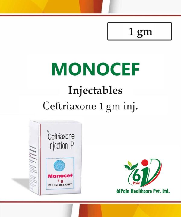 Monocef(Ceftriaxone 1gm inj.)