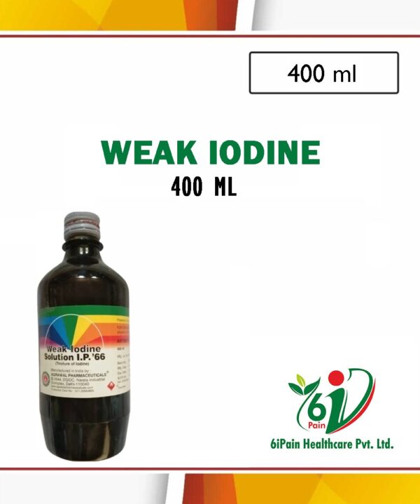 Weak Iodine (U.S PHARMA) 400 ml